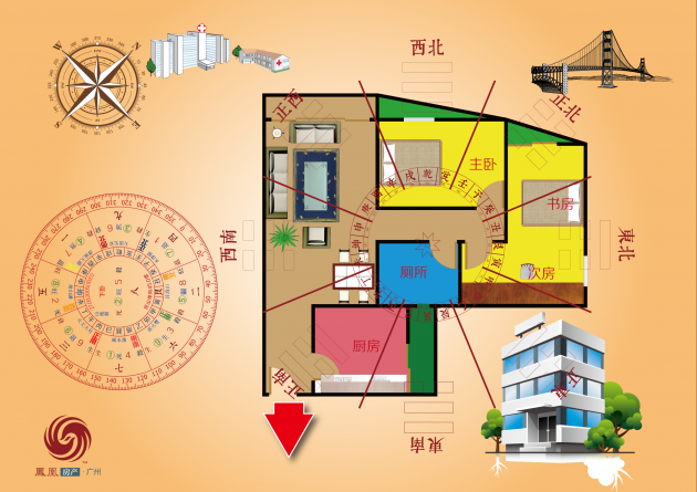 房屋中心忌讳有厕所和厨房 易损害主人健康 ——凤凰