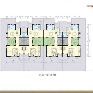 D11联排户型平面