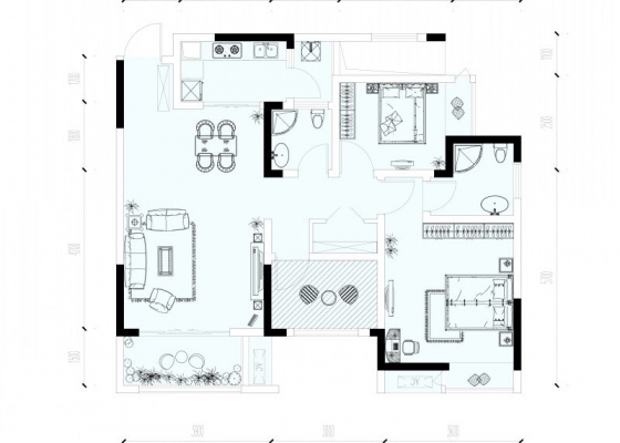 正源缙云山水 户型图