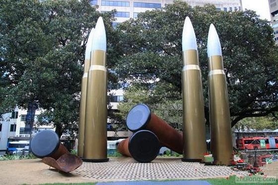 悉尼海德公园建巨型子弹雕塑 这是要逆天吗? 