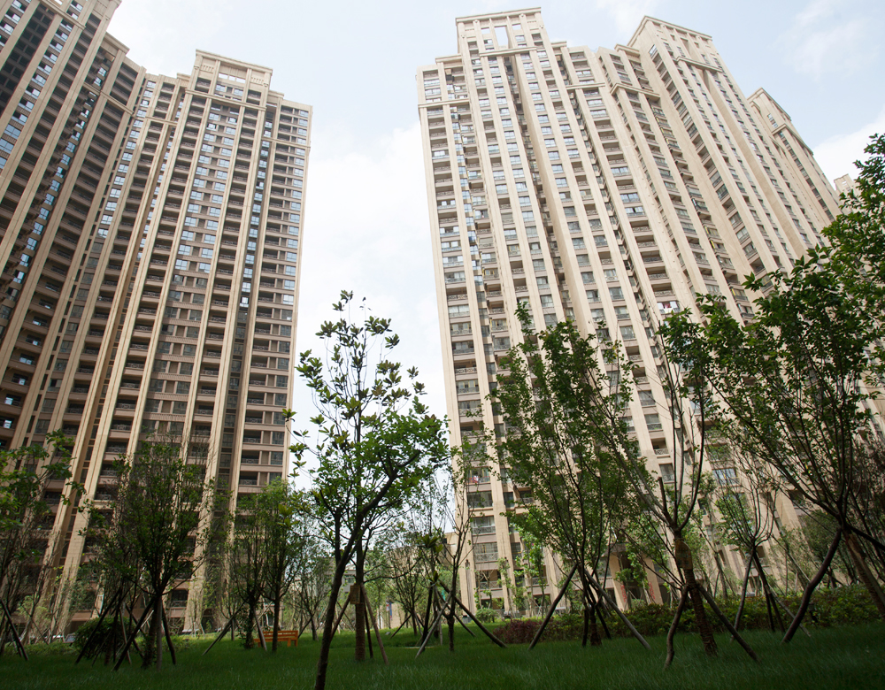 图为绿地伊顿公馆景图.