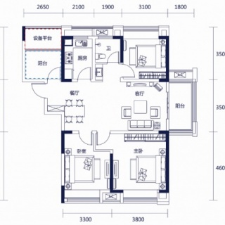 皖投天下名筑112户型
