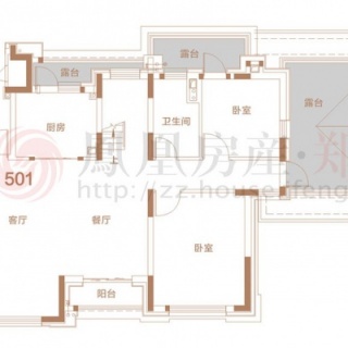 洋房S38-2复式501室下层