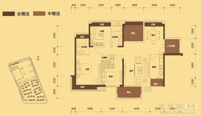 惠州中信凯旋城户型图,惠州中信凯旋城房型图,中信凯旋城原始户型图