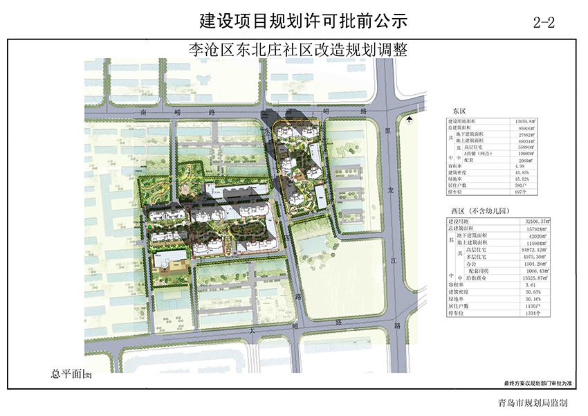 东北庄社区安置房规划图 东北庄社区安置房位于东山三路以东、南崂路以南、东山五路以西、大崂路以北,占地面积约18亩,规划建筑面积4.5万平米,由青岛东北苑房地产开发有限公司投资2.3亿元开发建设,共涉及拆迁居民276户,建设安置房539套。目前项目已完成室内门窗安装,正在进行室外配套施工。 康太源尚诚保障房项目完工