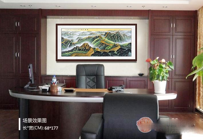 老板办公桌背后挂什么画 精彩挂画大汇集! --凤