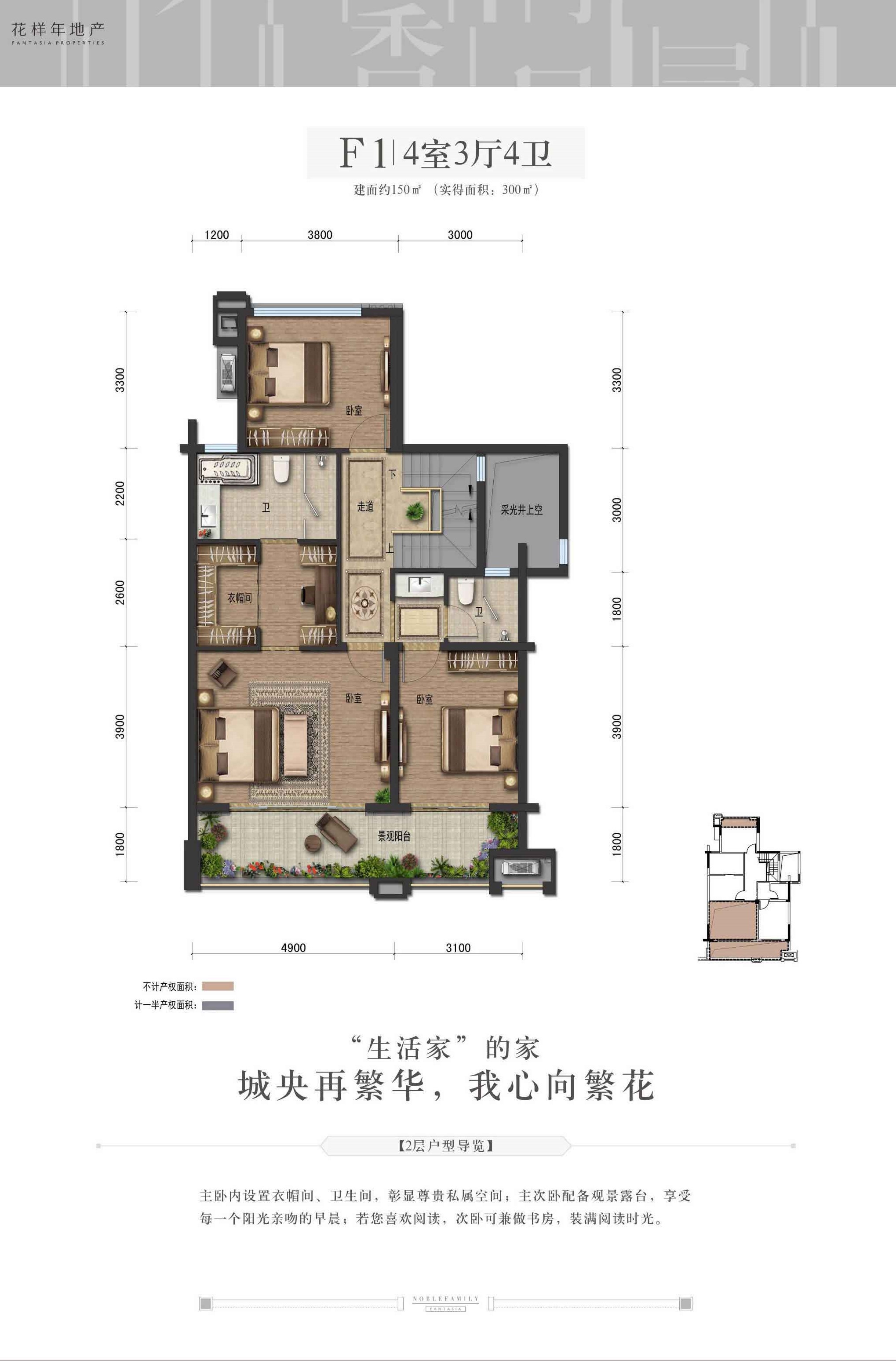 花样年·香门第户型图