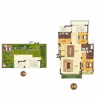 三四层上叠6室3厅5卫A2户型