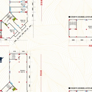 七号商业楼分层平面图