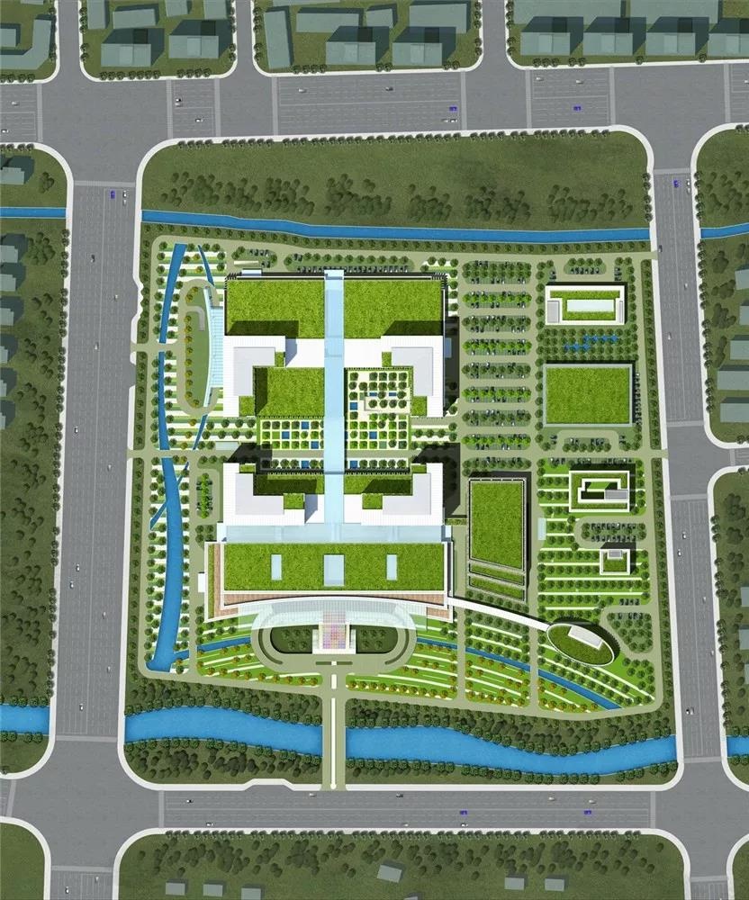 会呼吸的医院—台州医院新院区 台州医院新院区项目位于临海市