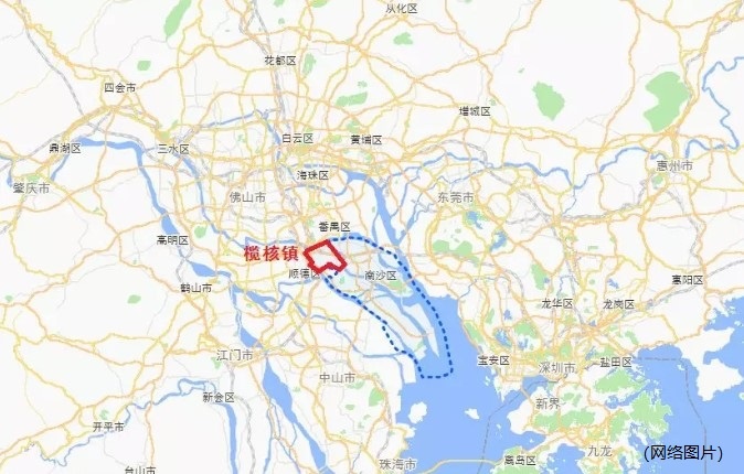 榄核镇地理位置