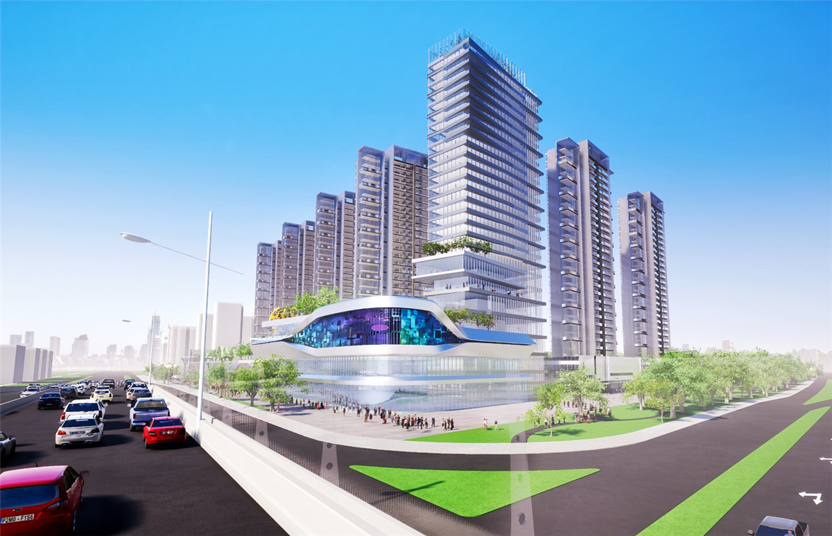 衡阳高新未来城效果图8