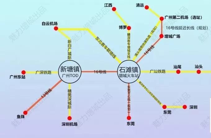 增城火车站规划范围曝光,8轨交汇!未来直达汕头