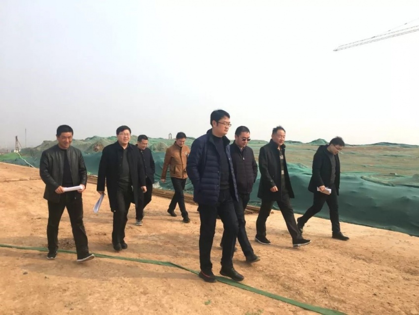 新郑教育园区管委会纪委书记靳大勇一行莅临黄帝千古情项目