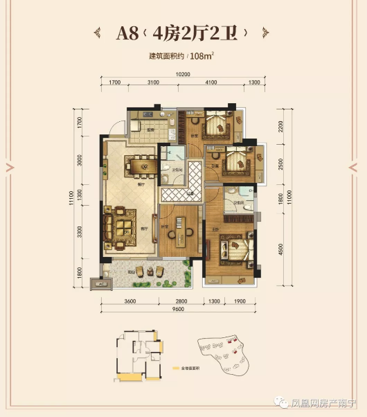 楼市 本地楼市 今天看到嘉和城的新品,依云湾的108平四房和118平四房