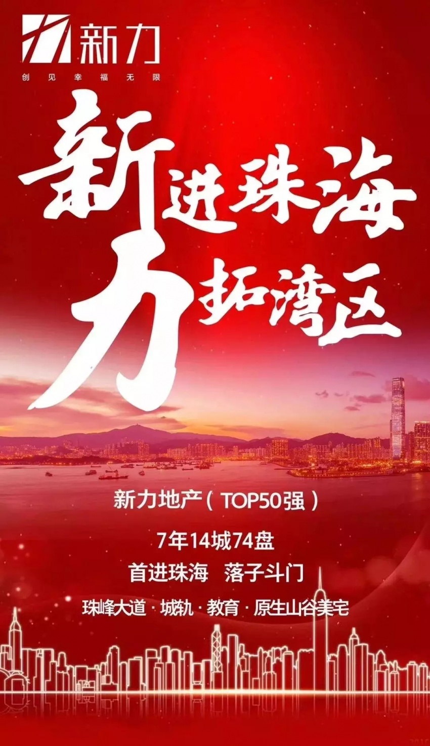 珠海资讯 本地楼市 新力·帝泊湾批前公示 将建23栋住宅,1栋商业和1栋