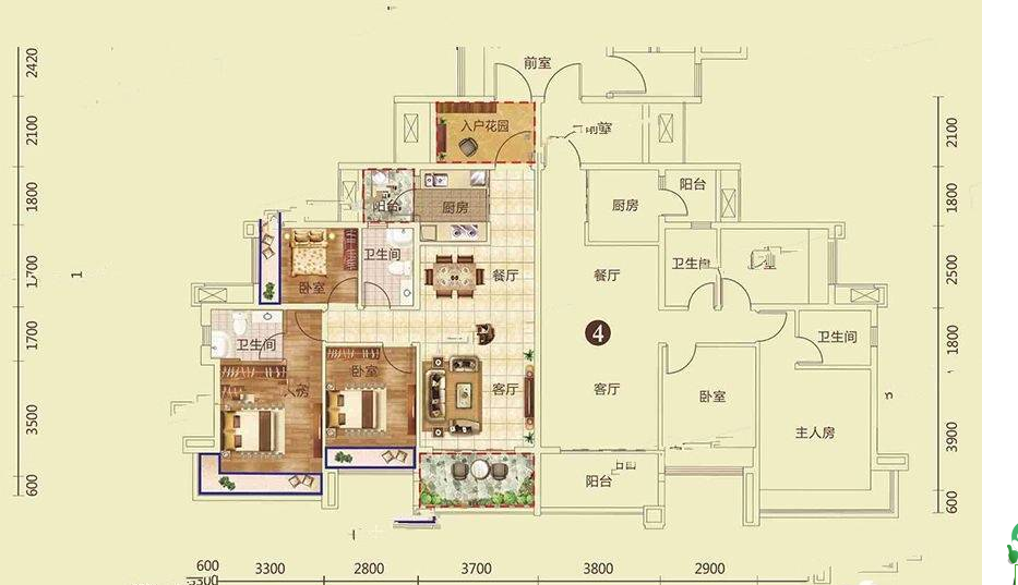 中山骏珑盛景户型图,中山骏珑盛景房型图,骏珑盛景原始户型图大全