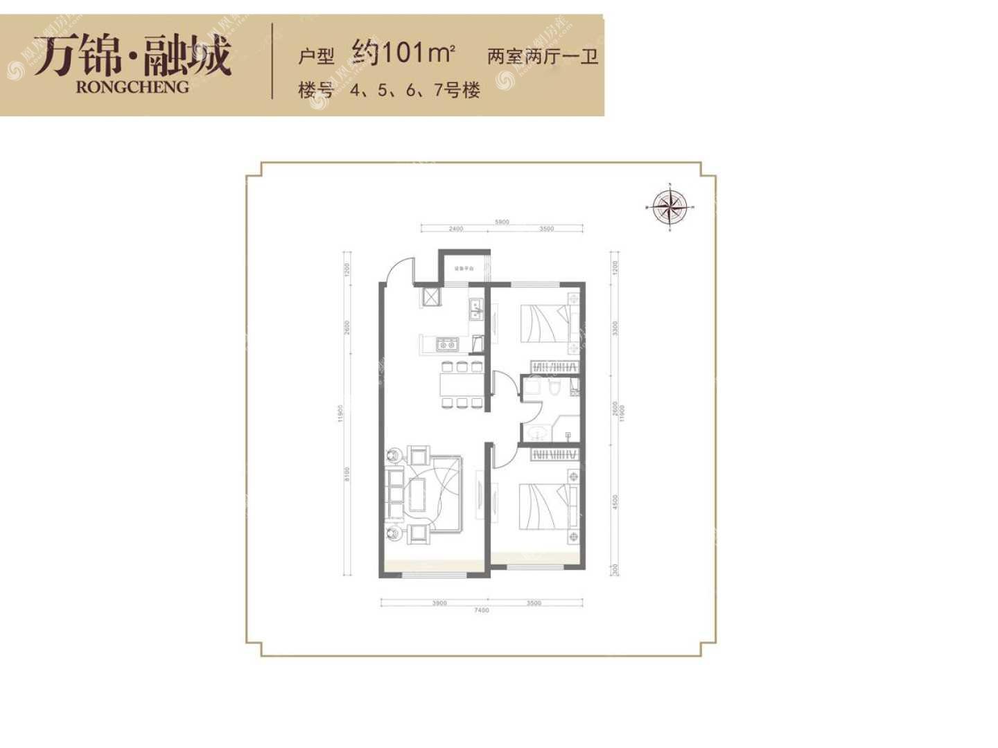 万锦融城户型图