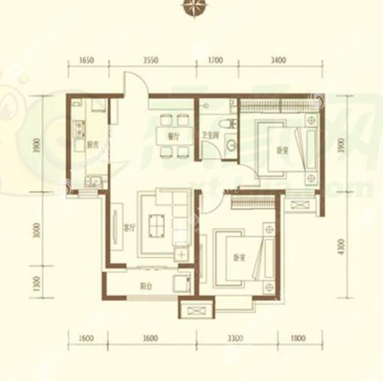 东胜紫御兰庭户型图