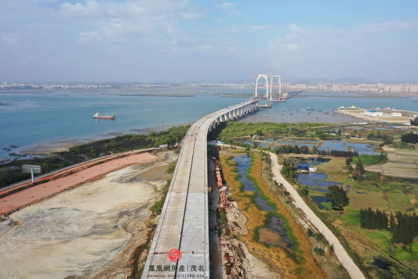 水东湾大桥,据现场人员透露计划2020年10月交桥!