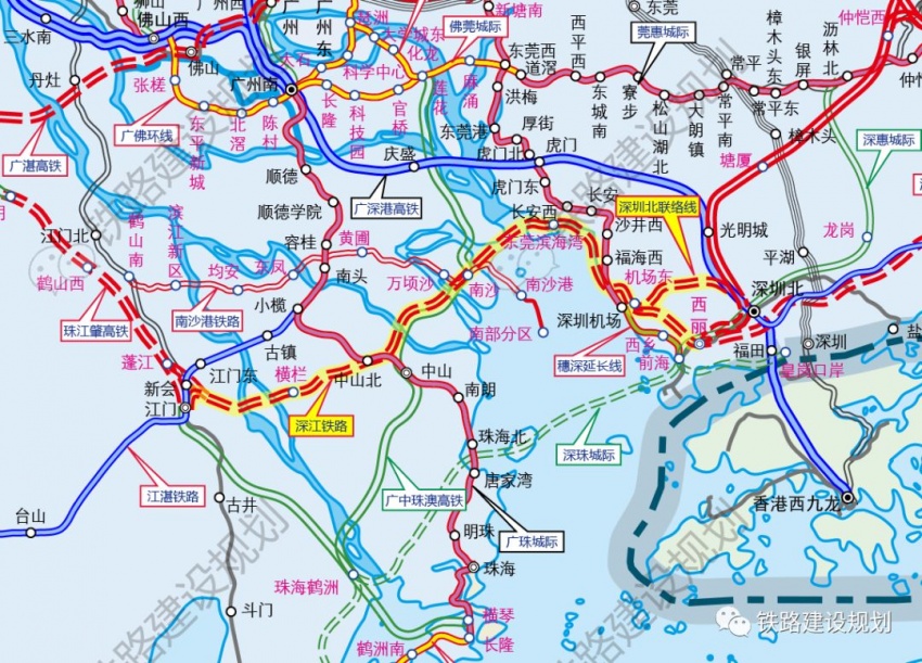 官方公示丨深茂铁路深江段最新批复!共涉及6个站点!