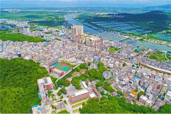 南水镇俯瞰图(图源:珠海高栏港经济区)