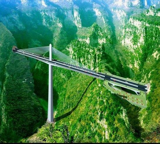 400米悬崖30多米宽谷底 山西太行山亚洲第一桥 - 雷石梦 - 雷石梦