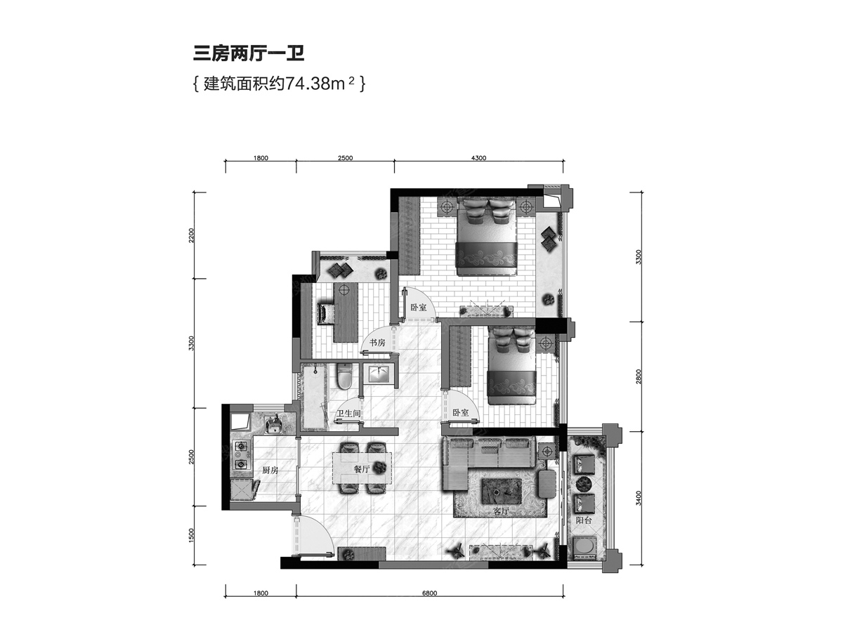 华发又一城户型图