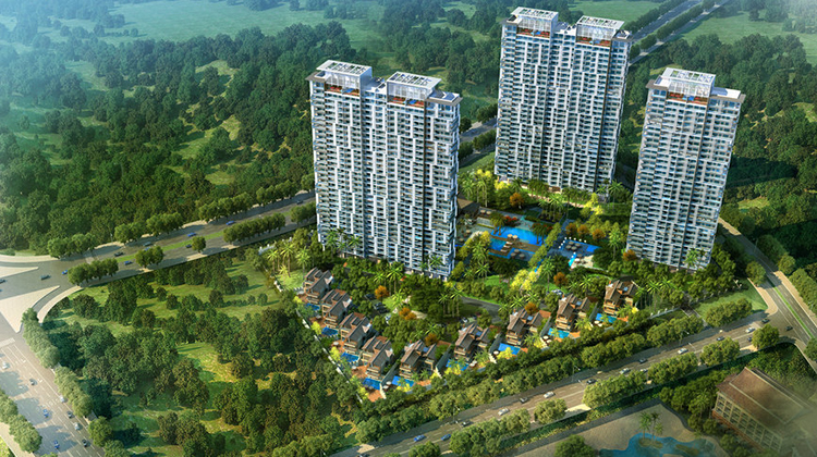 海棠中央沙盘图