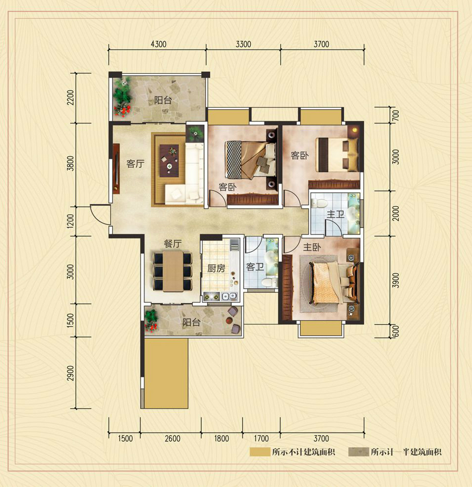 中港城户型图图片