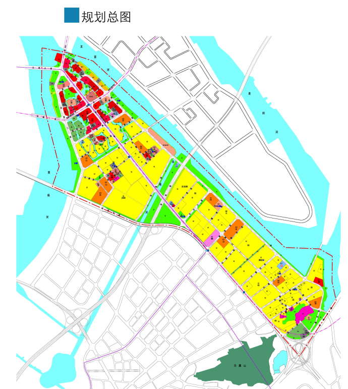 斗门区湖心路规划图图片