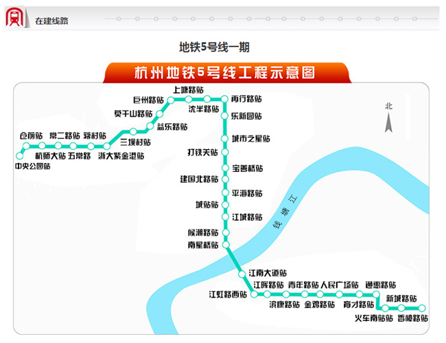 换乘之王——杭州地铁5号线从投资的角度去看,地铁规划在
