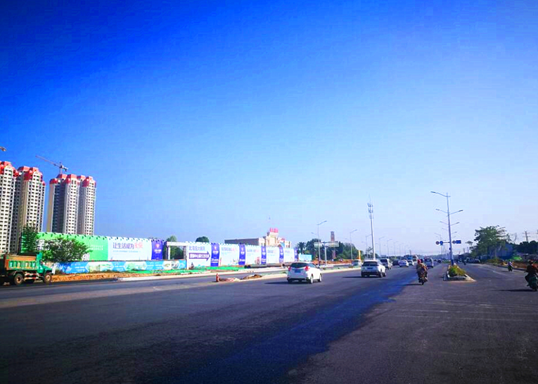 贯通东西的北海大道 纵横南北的南珠大道,构筑了北海城东居民最为熟悉