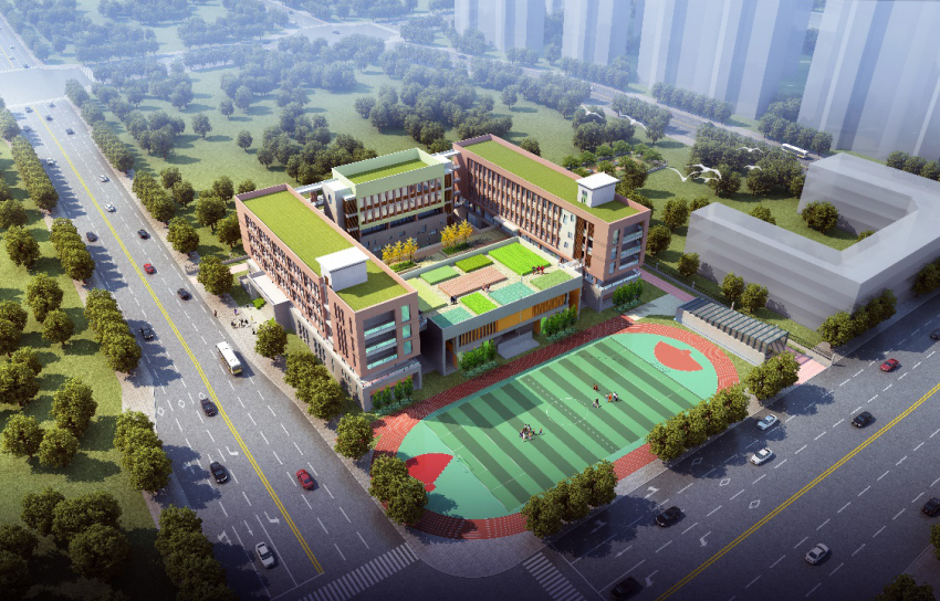 农科路小学效果图