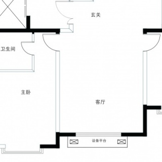 户型F8：三室两厅两卫