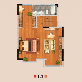 别墅213㎡户型3层