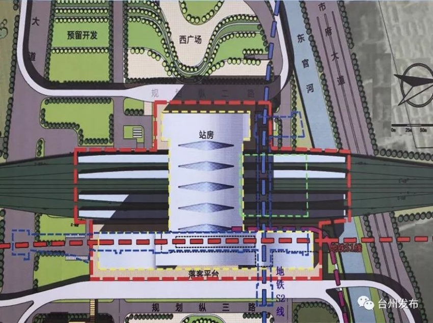 台州市區連接杭紹臺高鐵,市域鐵路的