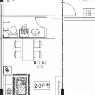 2-F一室一厅一卫