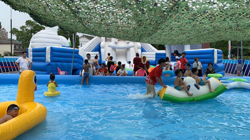 纵情一夏高邮吾悦广场硬核水上乐园本周六一起盘它