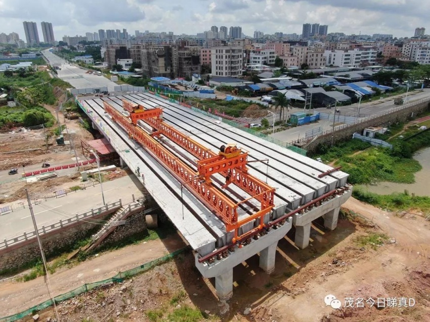 飞越江东北路,架临小东江面,茂名大园桥最新航拍!