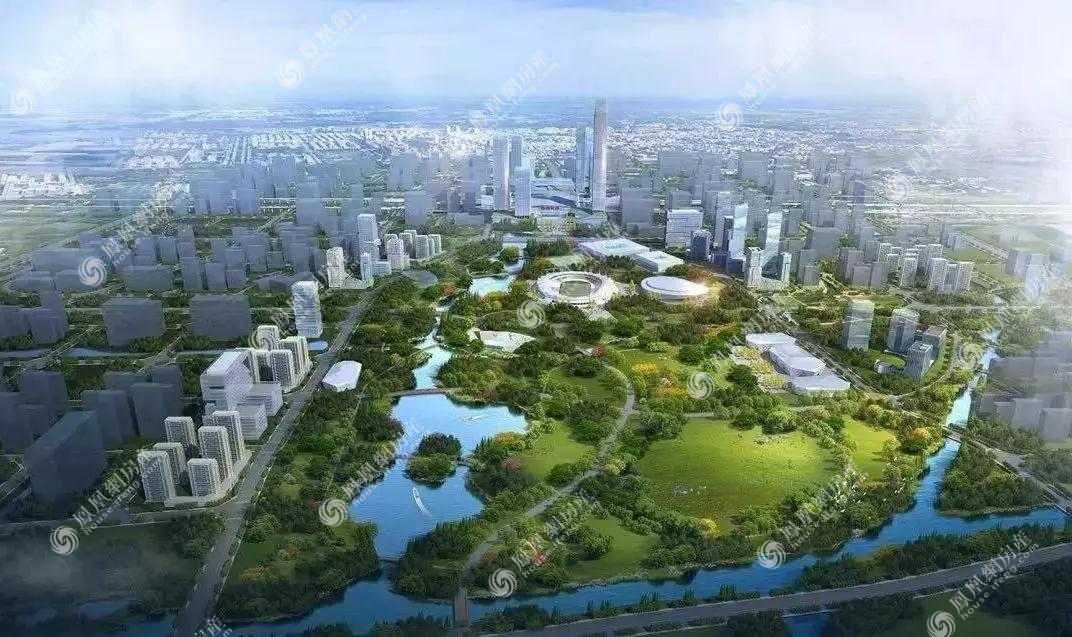 西站高铁枢纽地区两山公园（概念规划）丨效果图