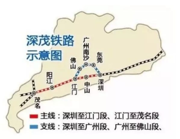 终于定了深茂铁路深江段9月开工还有深南高铁江机段