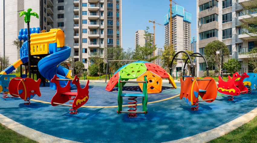 小区儿童游乐区展示(仅供参考)